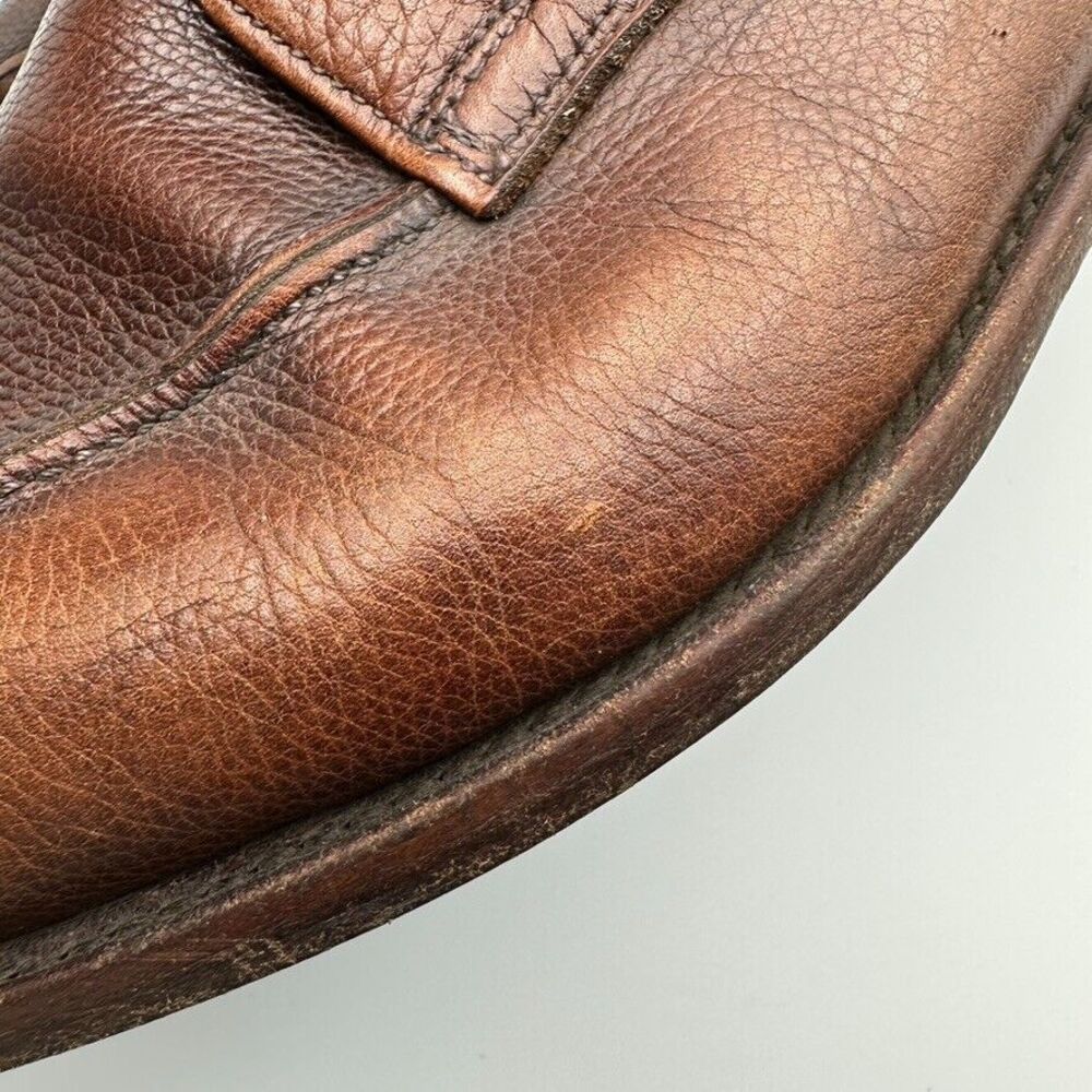 Allen Edmonds "Jackson"‎ Walnut Brown Leather Moc Toe Oxford Men's Size 8.5 - Picture 10 of 14